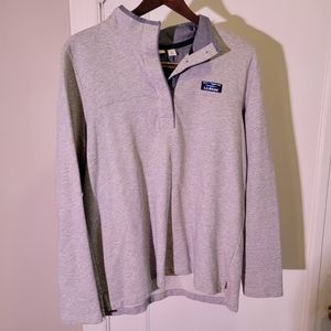 L.L. Bean button sweater